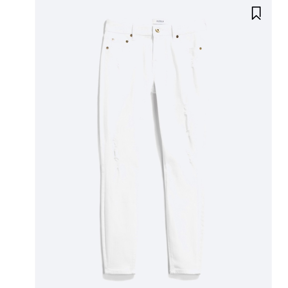 Pistola “Jennifer” skinny distressed jean
